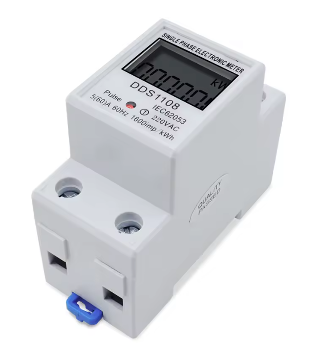 SmartMeter™ – Дигитален монофазен електромер 220V за DIN шина