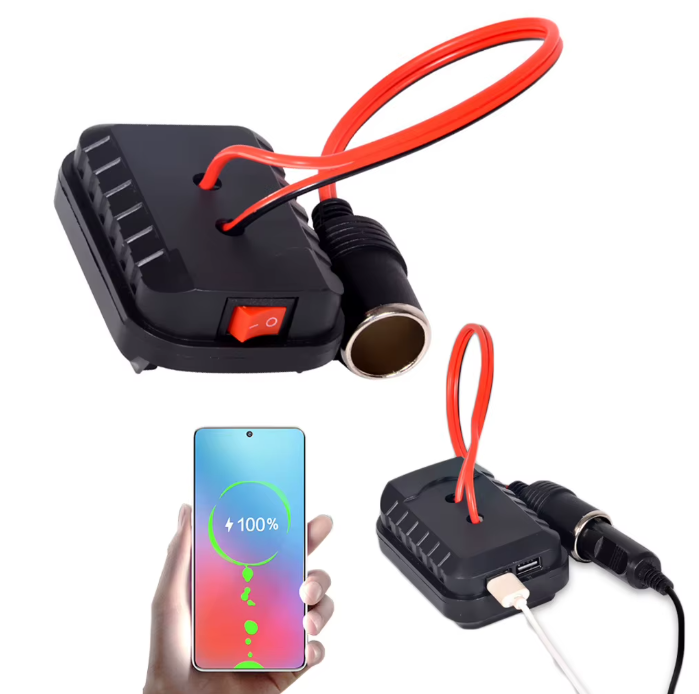 MakCharge™ – USB адаптер и автомобилен контакт за батерии Makita