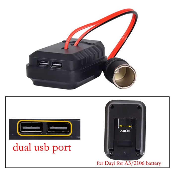 MakCharge™ – USB адаптер и автомобилен контакт за батерии Makita