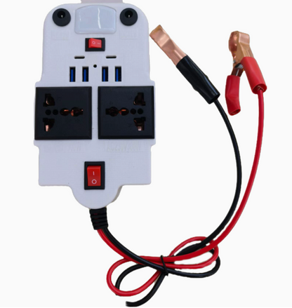 Powerix™ – Интелигентен автомобилен инвертор 300W с 4 USB и 2 PD порта