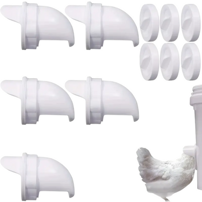 PoultryFeeder™ - Комплект от 5 Устия за Хранене на Птици
