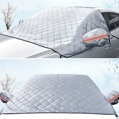 AutoShield Pro™ – Слънцезащитно покривало за предно стъкло и странични прозорци (235 x 150 cm)