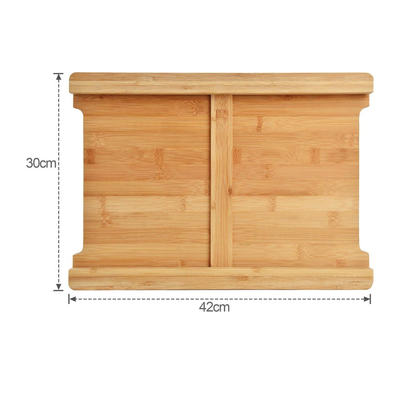 PrepBoard Duo™ – Бамбукова дъска за рязане със странични тавички за събиране