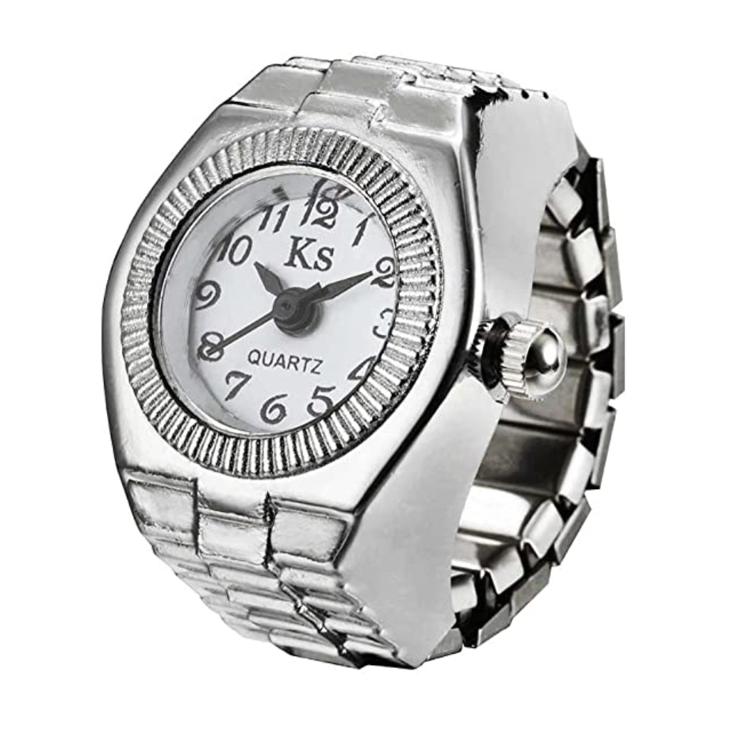 Пръстени тип часовник с уникален дизайн (комплект от 4 части)