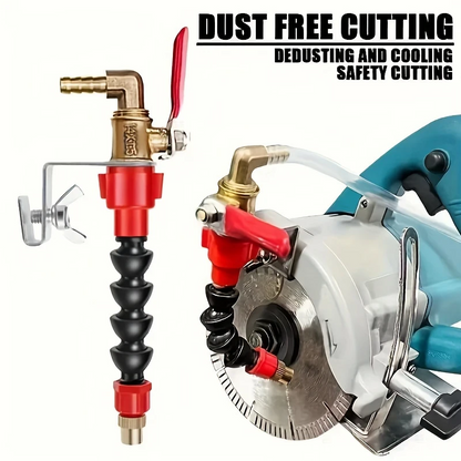 DustFlow™ – Универсална система за намаляване на праха за режещи машини и ъглошлайфи