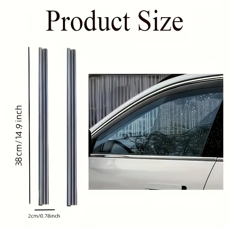 Комплект от 4 универсални чистачки за странични стъкла