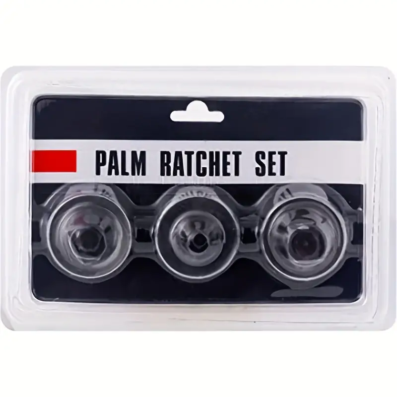 Комплект реверсивни ключове с тресчотка и голямо колело (комплект от 3 части)