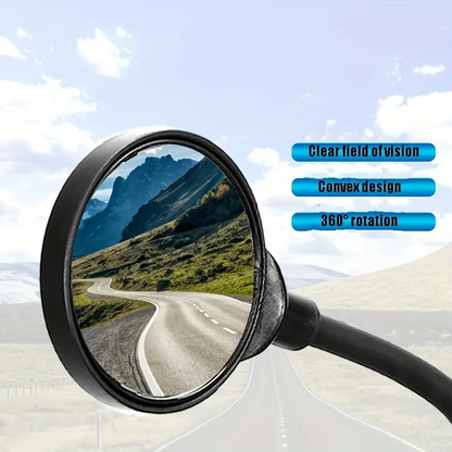 Противоплъзгащи се огледала за обратно виждане за кормило 22-38 мм (2 бр.)