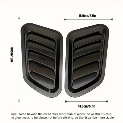 Breezio™ – Комплект 2x аеродинамични капаци за предния капак