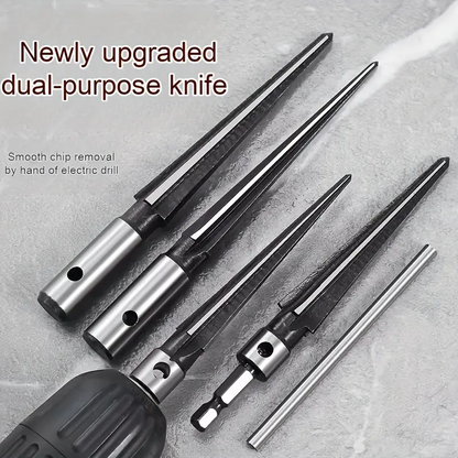 SharpCraft™ – Комплект конични свредла и фрези за дърво и метал (Комплект от 4 броя)