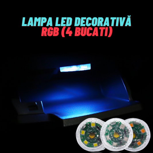 RGB декоративна LED лампа (4 бр.)