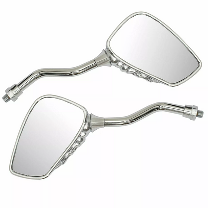 SkullRide™ – Комплект задни огледала в стил „черепна лапа“