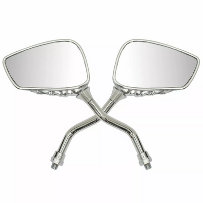 SkullRide™ – Комплект задни огледала в стил „черепна лапа“