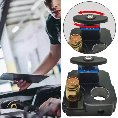 SafeVolt™ – Универсална клема за бързо изключване на акумулатора